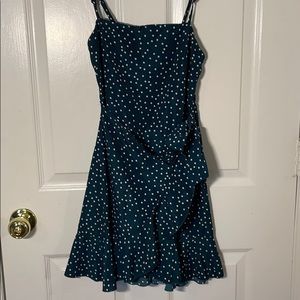 polka dot mini party dress
